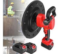 Levigatrice elettrica per pareti, 1680 W, lucidatrice senza fili con 1 batteria, cazzuola per cemento, intonacatrice per pareti in cemento per intonaco elettrico e stucco per cemento