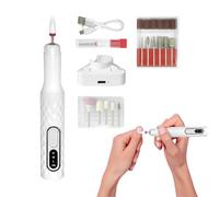 Levigatrice elettrica per smalto per unghie gel,Kit di lima elettrica per unghie in gel e acrilico, strumento di lucidatura, levigatura modellazione per soggiorno, casa, viaggio