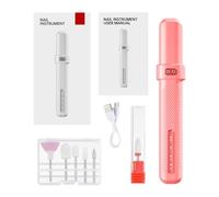 Levigatrice elettrica per unghie - Strumento professionale per manicure e pedicure, elettrica per acrilico | per unghie e luce senza fili, a basso rumore, regolabile e ricaricabile per