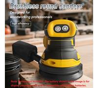 Levigatrice elettrica senza spazzole 21V Mini levigatrice a nastro portatile Lucidatrice agli ioni di litio ricaricabile ad alta potenza Levigatrice circolare a batteria