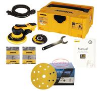 Levigatrice Elettrico Mirka Deros 5650CV Set + 50 Schleifsch.& Case Gratis