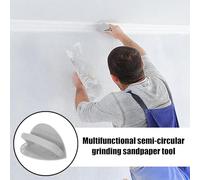 Levigatrice Manuale | Supporto Carta Vetro Autoadesivo Per Levigare Pareti - Strumento Professionale Sabbiatura Per Metal Lavorazione Legno Rifiniture Muro Soffitto Ristrutturazione Casa
