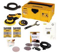 Levigatrice Mirka Deros 5650CV Set + 50 Abranet Sch Case & Roundy-Kit TG