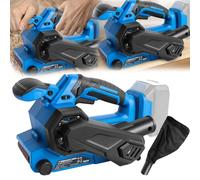 Levigatrice Nastro, Batteria Levigatrice Nastro Per Makita 18V Senza Spazzole Nastro Senza Fili 6 Velocità Variabili Strumento Lucidatura Con Sacchetto Polvere Per Legno Metallo (Batteria Non Inclusa)