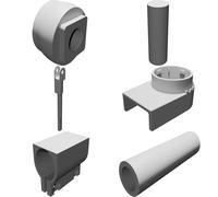 Levigatrice Nastro Power File per Smerigliatrice Bosch GWS 14-125 CIE 3D