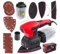 Levigatrice Orbitale 1300W 3in1 125mm Triangolare Rettangolare con Aspirazione