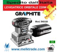 LEVIGATRICE ORBITALE 220W, Mod. 59G320 - Linea Professionale GRAPHITE