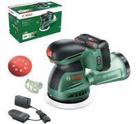 Bosch Levigatrice rotoorbitale a batteria UniversalOrbit 18V-20 Set (Levigatura su superfici in legno di medie e grandi dimensioni; diametro 125 mm; 18 Volt System; batteria da 2.0Ah e caricabatteria)