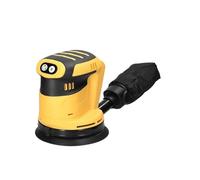 Levigatrice orbitale a Batteria con Motore a Spazzola da 125 mm Smerigliatrice for Legno Levigatrice for lucidatura a Cera for Metalli in Legno for Batteria da 18 V(Type 2)