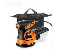 Levigatrice orbitale casuale da 350 W 6 velocità 13000 OPM Levigatrice palmare da 5 "con 2 dischi abrasivi a strappo di livello A e connettore for vuoto