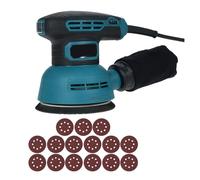 Levigatrice Orbitale Casuale Da 5 Pollici 15 Pezzi Di Carta Vetrata 12000 Giri/min 6 A Velocità Variabile Raccolta Polveri Ad Alte Prestazioni Levigatura Fine