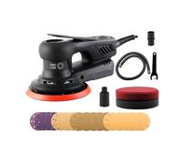 Levigatrice orbitale casuale for auto elettrica da 350 W Levigatrice for angoli multifunzione for la lavorazione del legno Levigatrici a filo a velocità variabile(2.5mm Random Orbital)