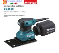 Levigatrice Orbitale MAKITA 200W BO4566 Pattino Rettangolare Alluminio Cavo 2M
