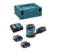 Levigatrice Orbitale MAKITA DBO180RTJ (2 x 5,0 Ah + DC18RC + MAKPAC 2)