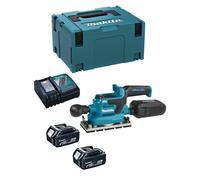 Levigatrice Orbitale MAKITA DBO380RTJ (2 x 5,0 Ah + DC18RC + MAKPAC 3)