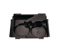 LEVIGATRICE ORBITALE MAKITA Makita 837654-8 - Vassoio termoformato nero compatibile con valigetta MAKPAC BO6030, peso 180 g