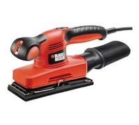 Black & Decker Levigatrice per legno orbitale Potenza 240 Watt Velocità 15000 giri/min + Valigetta e 5 Fogli di carta abrasiva - KA320EKA-QS