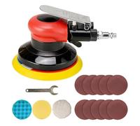 Levigatrice Orbitale Pneumatica Da 5 Pollici, Smerigliatrice Ad Aria, Eccentrica For Lucidatura, Utensili Pneumatici Regolazione Della Velocità(5inch sander set)