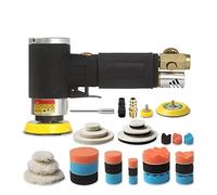 Levigatrice orbitale pneumatica portatile Smerigliatrice , 125mm/150mm Lucidatrice eccentrica sottovuoto/rettificatrice Utensili pneumatici for barca, lucidatura auto e ceretta ,Alte prestazioni