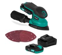Levigatrice palmare 20V - 2.0Ah |Incl. 2 Batterie e caricatore rapido