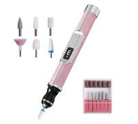 Levigatrice Pedicure Manicure Portatile con Display Digitale | Kit Levigatrice per unghie Penna Senza Fili per Manicure Pedicure Formazione Unghie Spesse Casa Soggiorno Donna Uomo