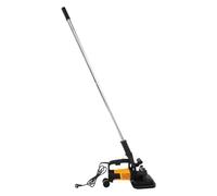 Levigatrice per calcestruzzo, 3800 W, 6000 giri/min, 100 mm, con asta di | Motore in rame, 6 marce, asta da 1,7 m, ruote ausiliarie, per calcestruzzo, pietra, colla, resina epossidica, casa, edilizia
