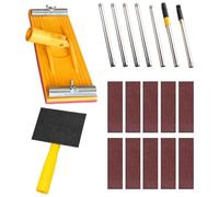 Levigatrice per cartongesso, con utensili manuali ad asta estensibile | Strumento levigatrice per pittura murale, per cantiere commerciale, soffitto, pavimento, miglioramento domestico