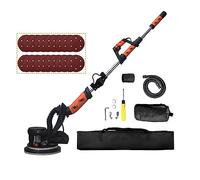 Levigatrice per muri, Levigatrice elettrica for cartongesso, lucidatrice for mastice autoadescante senza polvere, levigatrice for pareti a soffitto con luce a LED a velocità variabile