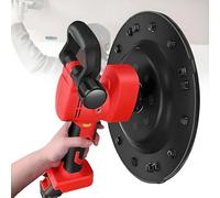 Levigatrice Per Muri, Levigatrice Elettrica Per Muri, Lucidatrice A Batteria Da 1680 W Con Asta Di Miscelazione E 6 Velocità Regolabili Per La Costruzione Di Superfici Di Muri E Malta(Red,2battery)