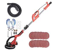 Levigatrice per muri, Levigatrice for pareti pieghevole da 750 W Levigatrice elettrica for cartongesso a luce di striscia a LED 800-1750 R/min RPM Levigatrice a disco