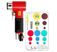 Levigatrice pneumatica da 5,1 cm e 7,6 cm con 17000 giri/min per riparazione carrozzeria automobilistica, rettifica di metalli e levigatura del legno, controllo della velocità regolabile