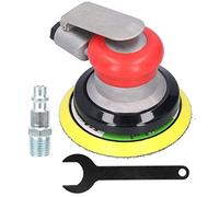 Levigatrice pneumatica rotorbitale 125 mm, 10.000 RPM - finitura professionale, controllo velocità variabile, ideale per carrozzeria, falegnameria e metalli (Stile americano)