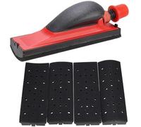 Levigatrice Portatile con Impugnatura Blocco di Levigatura Manuale Supporto per Abrasivo per Levigatrice Manuale Tampone Abrasivo Blocco di Levigatura Sottovuoto