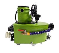 Levigatrice portatile per vetro, per smerigliatura e lucidatura di vetri dritti e smussati, ideale per angoli retti e bordi da 8 mm