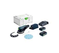 Levigatrice Roto-orbitale FESTOOL ETSC 2 150 I-Plus (2 x 4,0 Ah + TCL6 + Systain