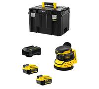 Levigatrice Roto-orbitale STANLEY FatMax SFMCW220M2T (2 Batterie 4,0 Ah + Caricabatteria + TSTAK VI)