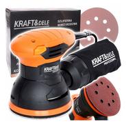 Levigatrice Rotoorbitale 125mm Elettrico Macina Carta Abrasiva 1100 W