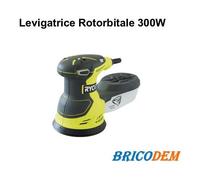 Levigatrice rotorbitale 300W RYOBI ROS 300A legno 125 mm con aspira polveri