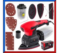 Levigatrice Rotorbitale Multifunzione 3 in 1 Orbitale Palmare Angoli 1300W 125mm
