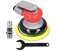 Levigatrice Rotorbitale Pneumatica, 5inch, per Auto e Mobili; levigatrice rotorbitale per muro; legno orbitale - Controllo Velocità Regolabile, Alta Efficienza, Uso Professionale (Stile UE)