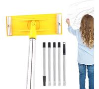 Levigatrice Utensile Manuale Regolabile e Girevole per Levigatura Pareti | Levigatrice a soffitto con palo di estensione per pavimenti soffitti strato di stucco in gesso Ristrutturazione della