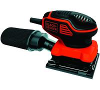 Levigatrice orbitale Black & Decker KA450-QS 220W 1/4 foglio 114x114mm