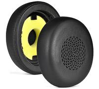 Levigo Cuscinetti auricolari traspiranti di ricambio in pelle proteica, compatibili con cuffie wireless Jabra Evolve2 75, parti di riparazione per cuffie in spugna memory