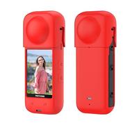 Levigo Custodia protettiva in silicone per fotocamera sportiva Ista360 X4, a prova di cadute, antipolvere, protezione completa dell'obiettivo e del corpo, antigraffio, custodia in silicone per