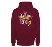 Leviosa - Felpa con cappuccio unisex | Design umoristico per i fan di Harry Potter con la scritta "Leviosa". Perfetta come idea regalo