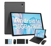LEVIRTU Tablet 10,4 Pollici Android 14 con 36GB RAM+256GB ROM (2TB TF) Octa-Core 2.0 GHz, 2K FHD,4G LTE+5G WiFi, GPS, 13MP+8MP, 8000mAh, Widevine L1, Tablet in offerta con tastiera-Noir
