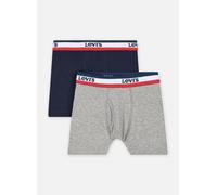 Levi's Kids Sportswear Logo Boxer Brief 2Pk Pantaloncini boxer Bambini e Ragazzi, Grey Heather, S
