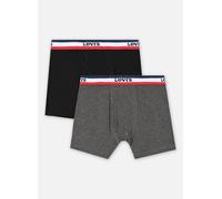 Levi's Kids Sportswear Logo Boxer Brief 2Pk Pantaloncini boxer Bambini e Ragazzi, Nero, S