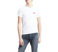 LEVI'S ® Maglietta '2 Pack Crewneck Graphic' grigio / bianco, Taglia M