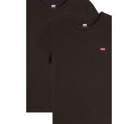 Levi's 2 Pack Essential SS Tee 2 Pack Tee Anthra, 2 Confezioni da tè Antracite, S